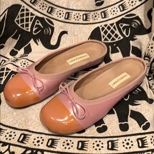 Cute pink slip on shoes